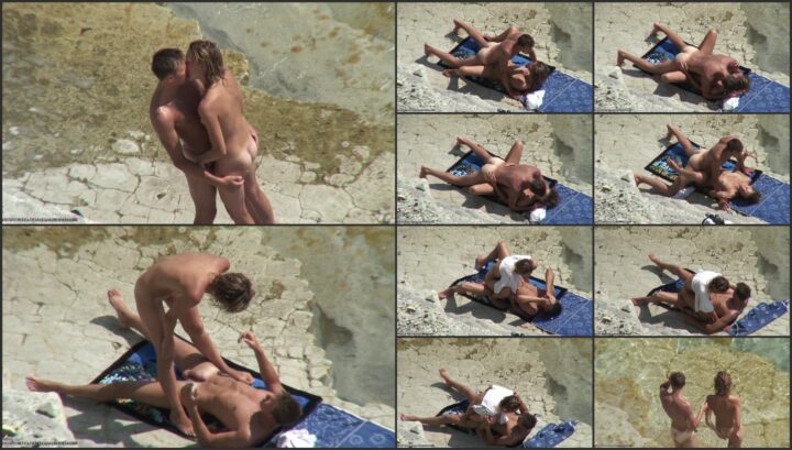 Nice zoomed view of beach sex