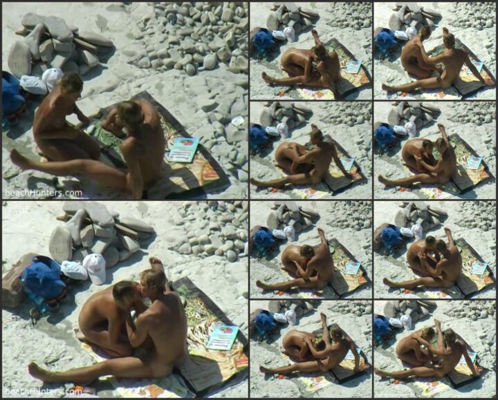 Couple fucking at the beach