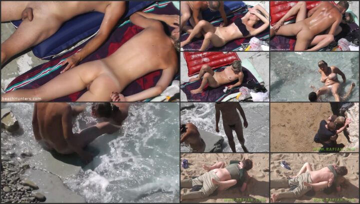 Beach blowjob and sex got caught