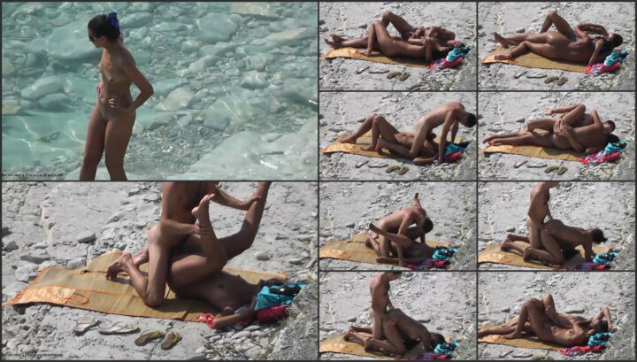 Spying on a babe getting fucked