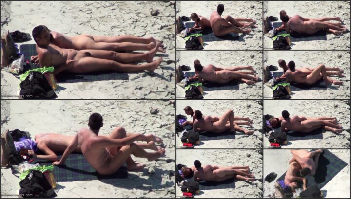 Spontaneous beach sex