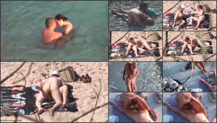 Voyeur zooms in on a young couple