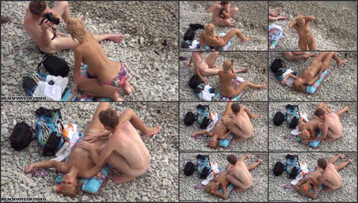 Quick wank caught on beach