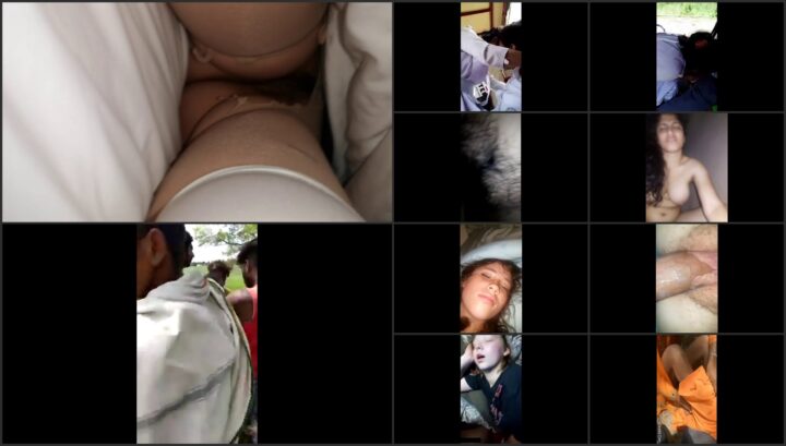 A collection of drunk girls, women, naked at home and on the streets 383