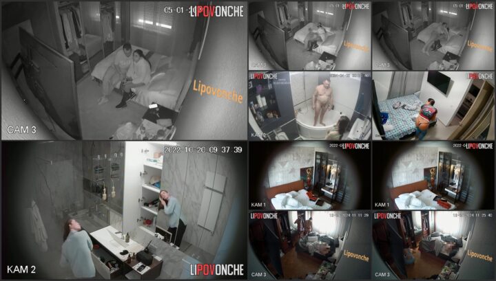 Naked babe spied with a hidden ip camera 02