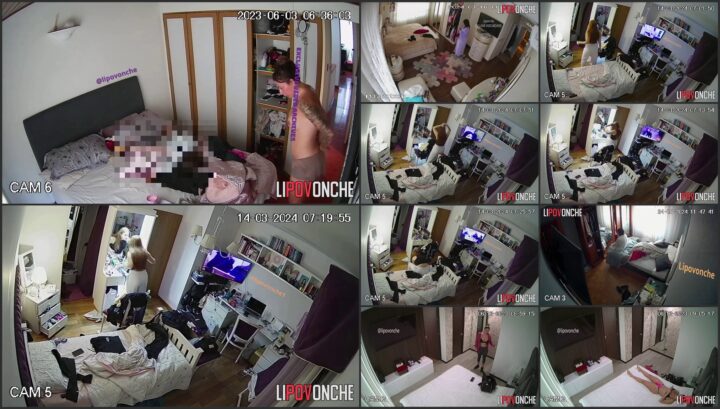 Naked babe spied with a hidden ip camera 08