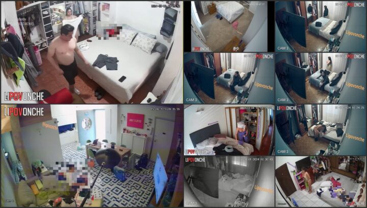 Naked babe spied with a hidden ip camera 09