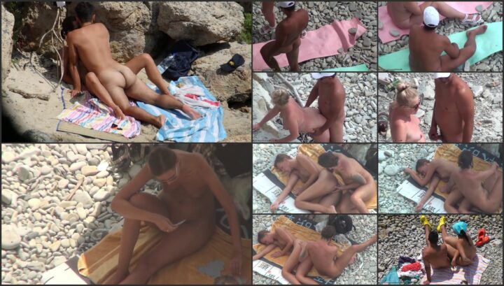 Voyeur caught a couple on the beach