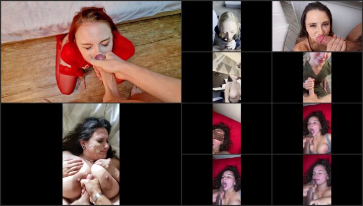 Sweet girl gives a blowjob