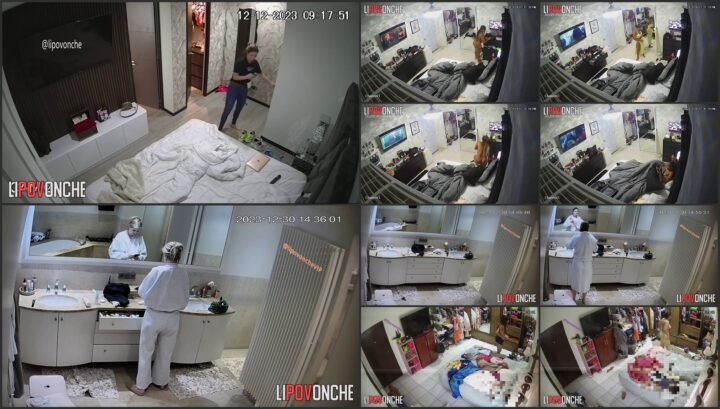 Naked babe spied with a hidden ip camera 11