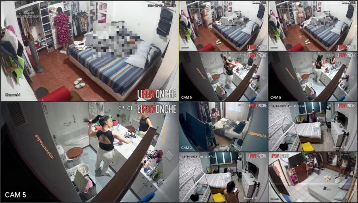 Naked babe spied with a hidden ip camera 12