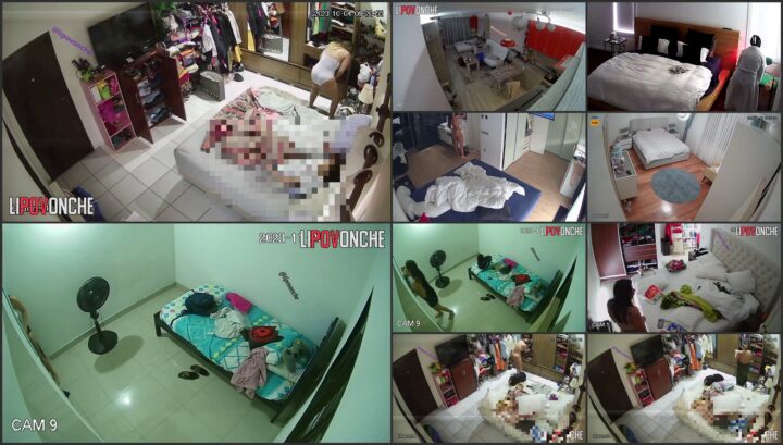 Naked babe spied with a hidden ip camera 13