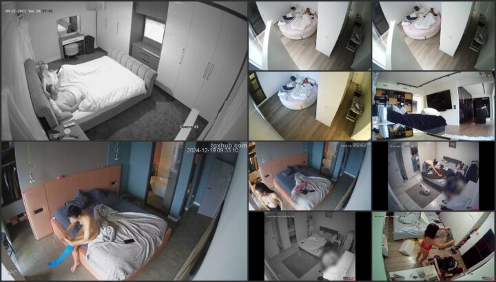 Naked babe spied with a hidden ip camera 22