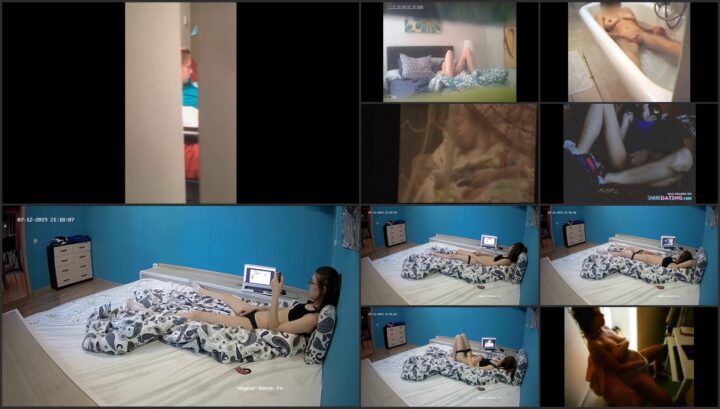 CCTV camera caught her fingering 19