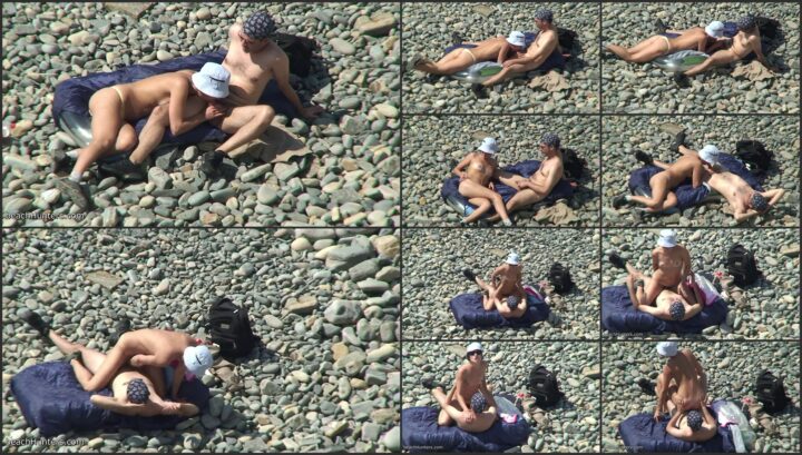 Zooming in on horny husband fucking his hot nudist wife