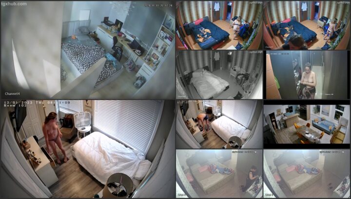 Naked babe spied with a hidden ip camera 31