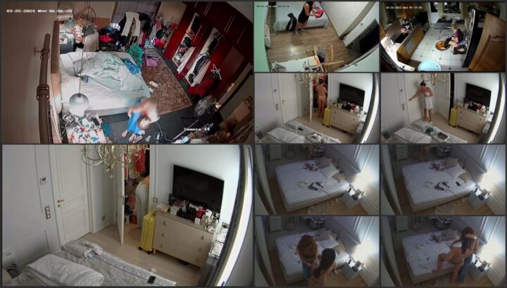 Naked babe spied with a hidden ip camera 33