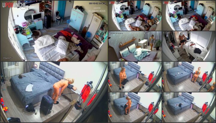 Naked babe spied with a hidden ip camera 34