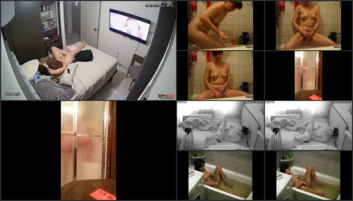 CCTV camera caught her fingering 28