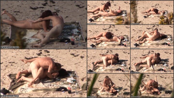 Hot couple enjoying the beach