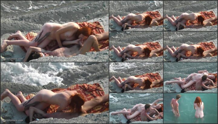 I think she got sand in her vagina