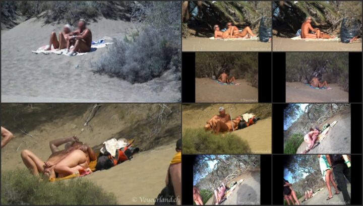 Catching some sneaky beach sex