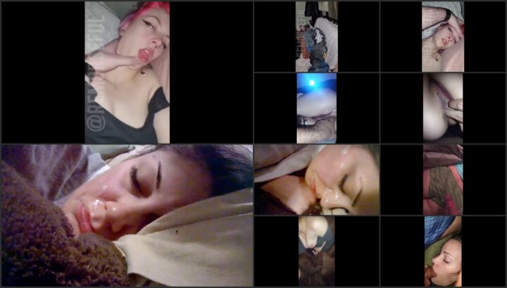 A collection of drunk girls, women, naked at home and on the streets 481