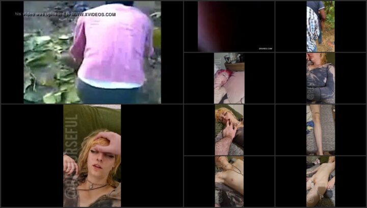 A collection of drunk girls, women, naked at home and on the streets 492