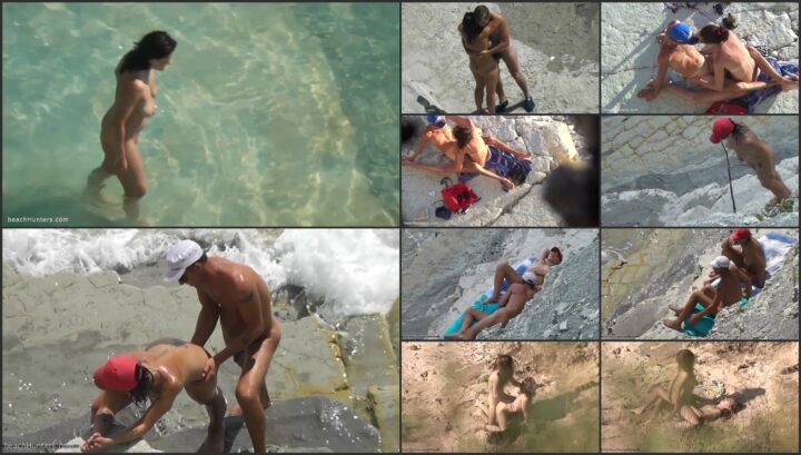 Passionate fuck on the beach