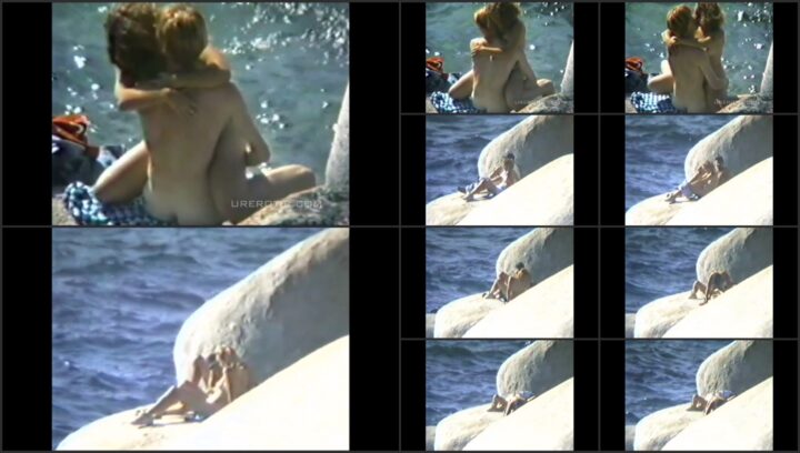 Fucking on the rocky beach