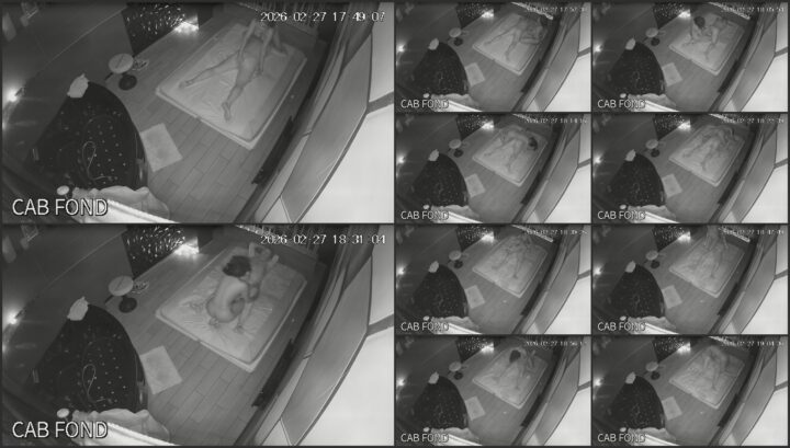 Erotic massage caught on ip cam 08