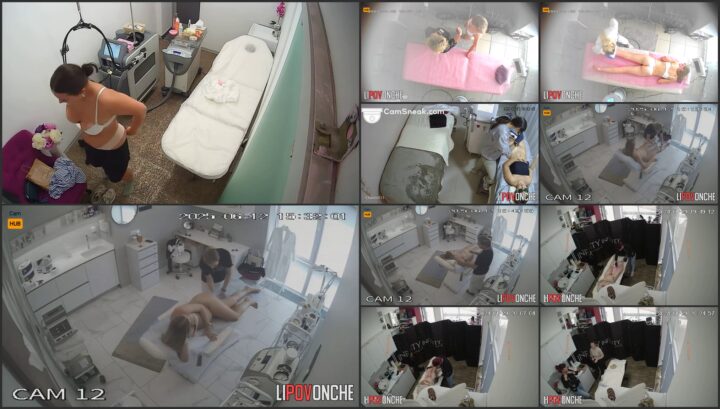 Hidden cam caught all of her hair removal treatment 100