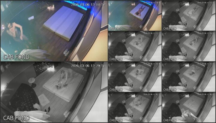 Erotic massage caught on ip cam 19
