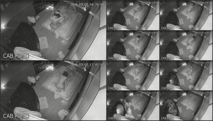 Erotic massage caught on ip cam 23