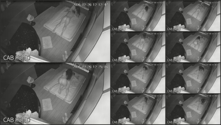 Erotic massage caught on ip cam 30