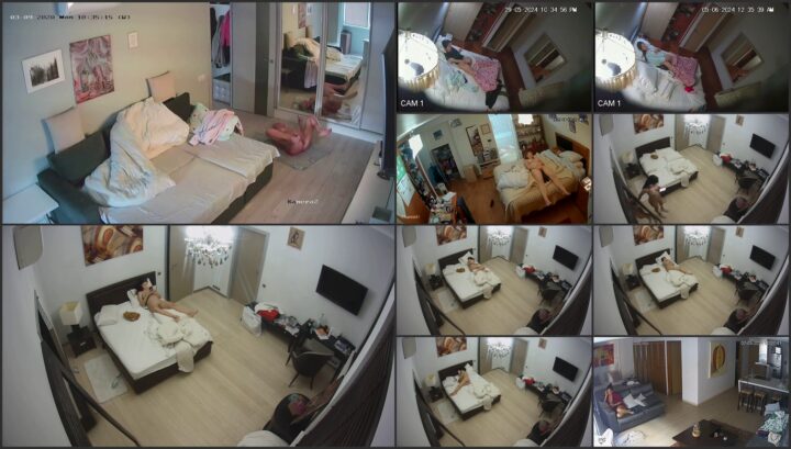 CCTV camera caught her fingering 84