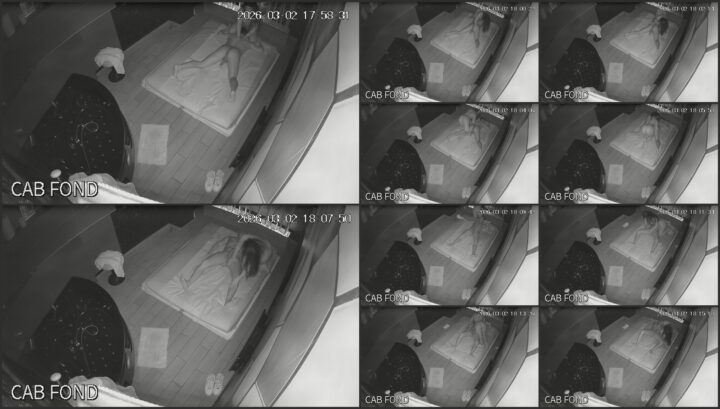 Erotic massage caught on ip cam 36