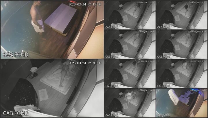 Erotic massage caught on ip cam 43