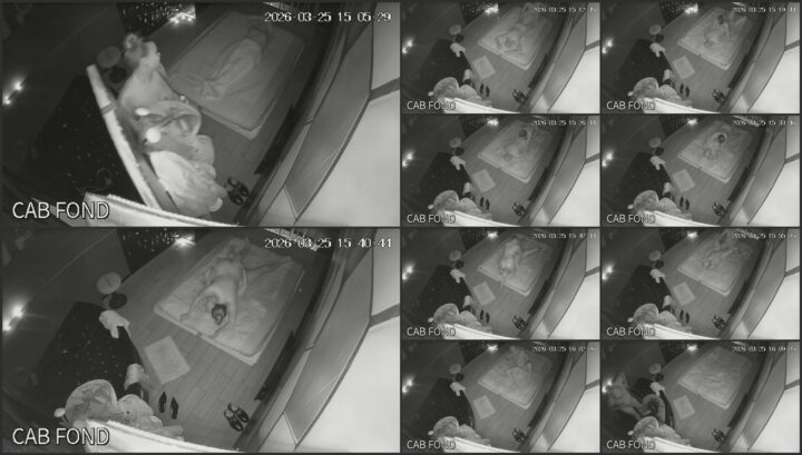 Erotic massage caught on ip cam 47