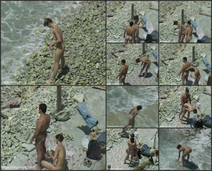 Couple fucking at the beach