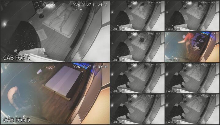 Erotic massage caught on ip cam 64