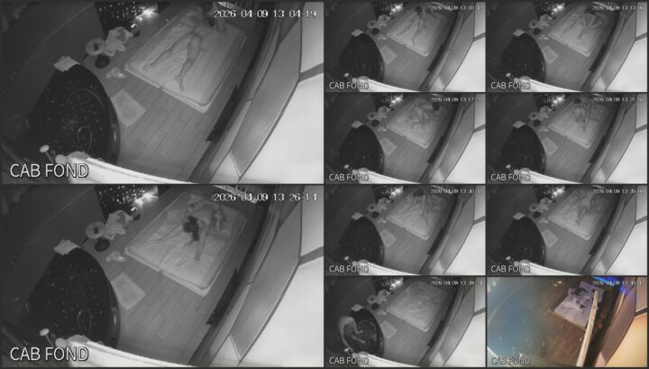 Erotic massage caught on ip cam 83