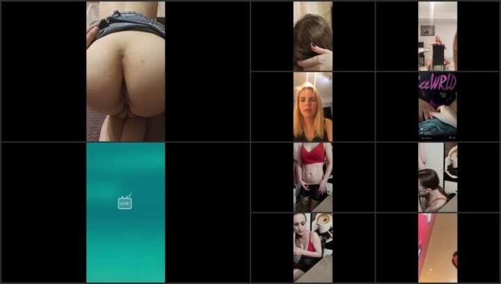 A collection of drunk girls, women, naked at home and on the streets 634