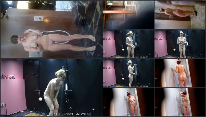 Hidden camera caught her dress and undress before shower 425