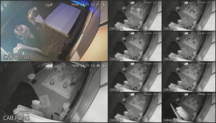 Erotic massage caught on ip cam 86