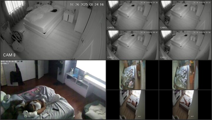 CCTV camera caught her fingering 155