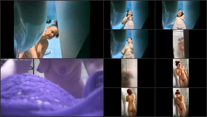 Hidden camera caught her dress and undress before shower 436